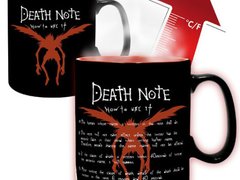 Cana ceramica termosensibila licenta Death Note - Kira & Ryuk 460ml